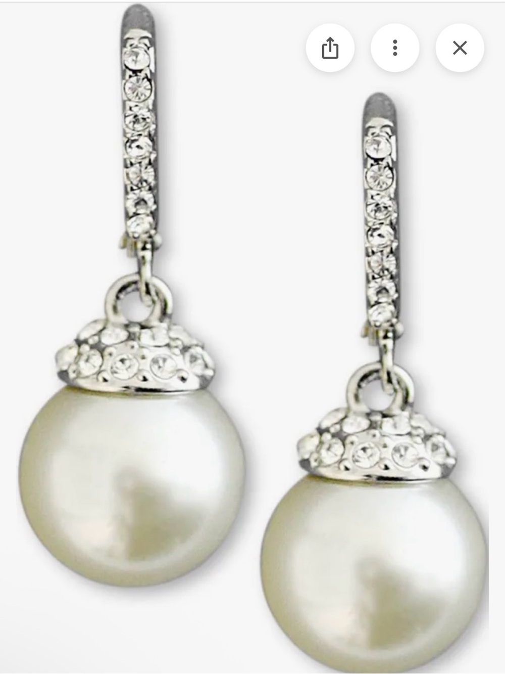 Givenchy Pearl Earrings